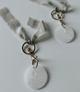 Engraved Business Logo Keyring