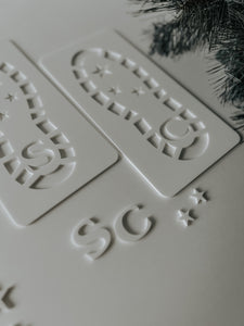 Christmas: Santa Boot Stencil