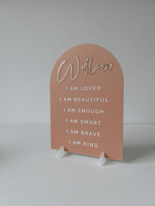 Positive Affirmations Sign