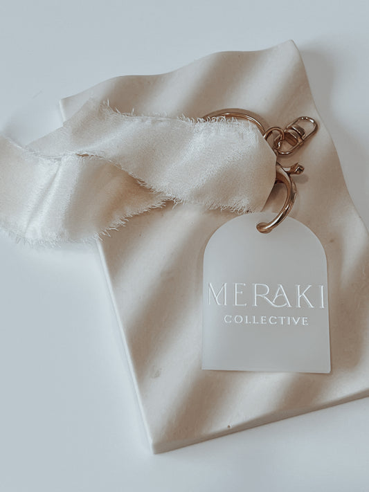 Engraved Business Logo Keyring