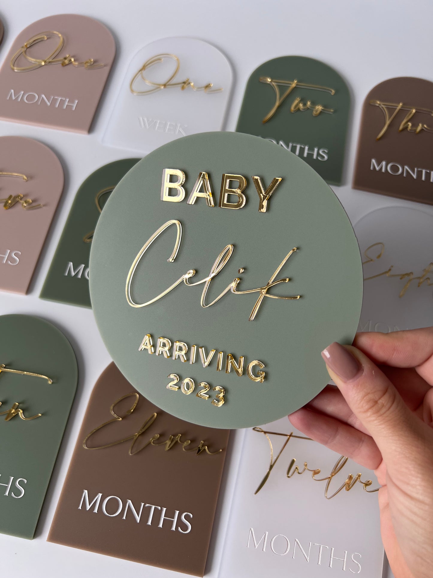 Pregnancy Announcement Sign