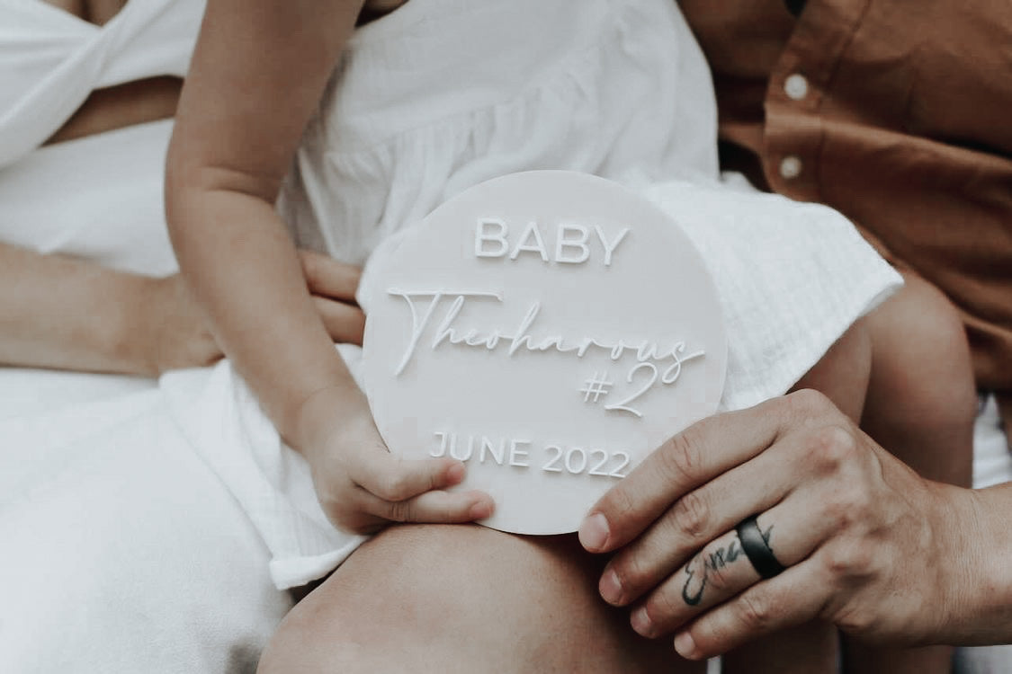 Pregnancy Announcement Sign