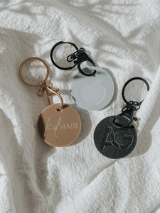 Engraved Business Logo Keyring