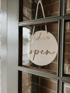 Business Open and Closed Sign