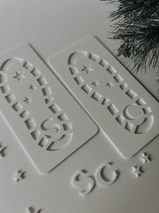 Christmas: Santa Boot Stencil