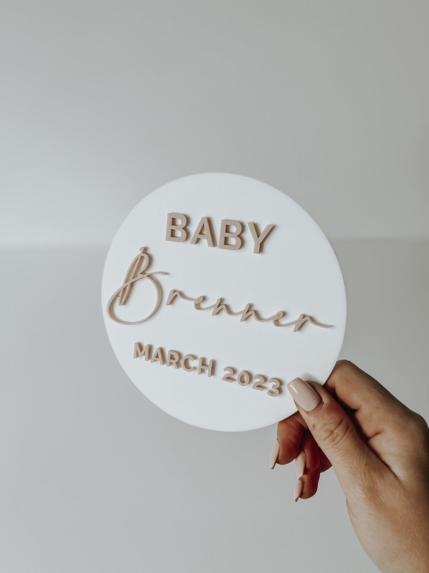 Pregnancy Announcement Sign