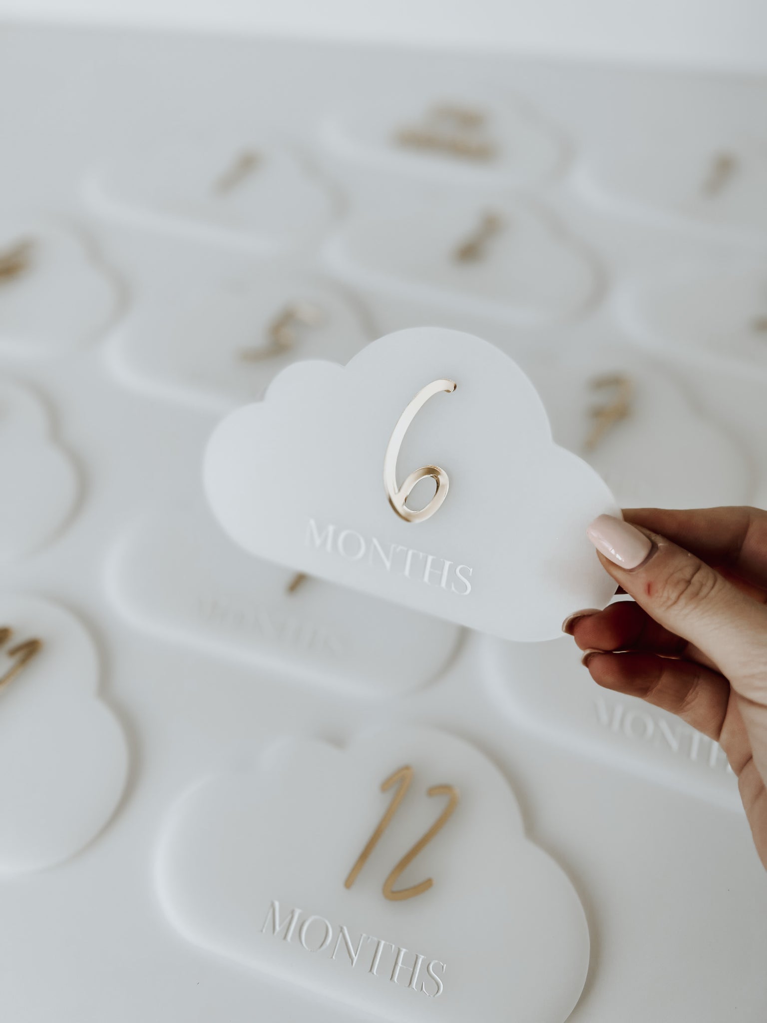 Cloud Baby Milestone Set
